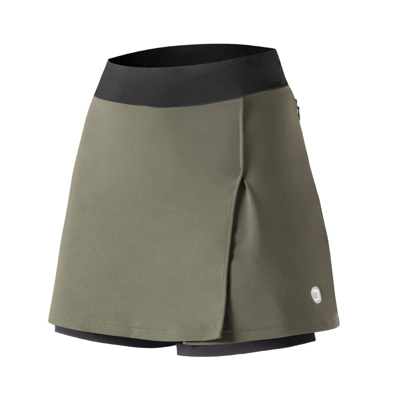 Gonna Dotout Fusion Donna - Verde-Nero