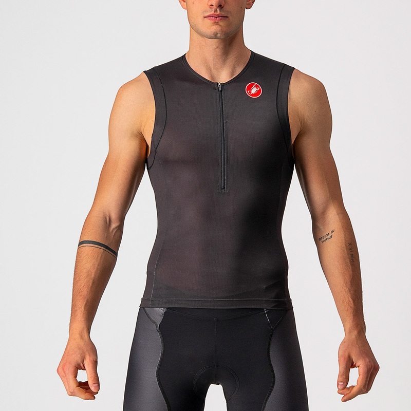 Maglia Castelli Free Tri 2 Top - Nero