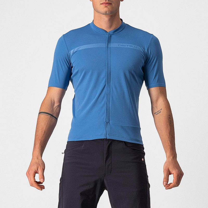 Maglia Castelli Unlimited Allroad - Blu