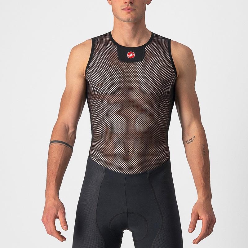 Maglia intima senza maniche Castelli Core Mesh 3 - Nero