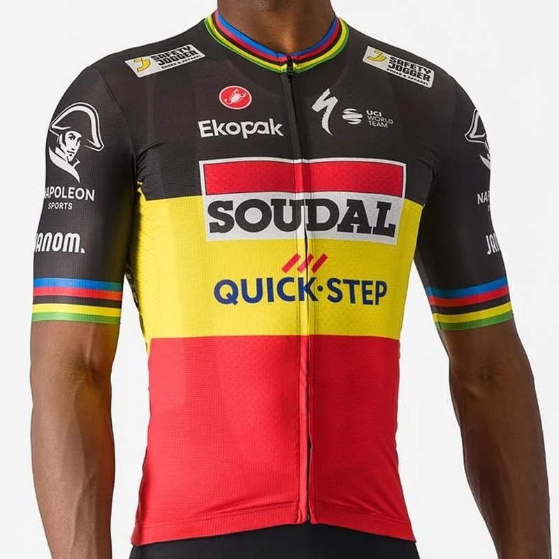 Maglia Castelli Soudal Quick-Step 2024 Competizione 3 - Campione Belga
