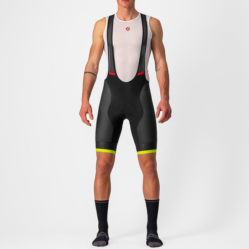 Salopette Castelli Competizione Kit - Nero giallo