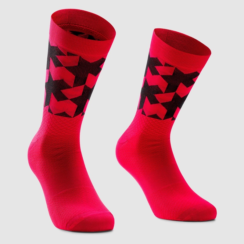 Calze Assos Monogram Evo - Rosso nero