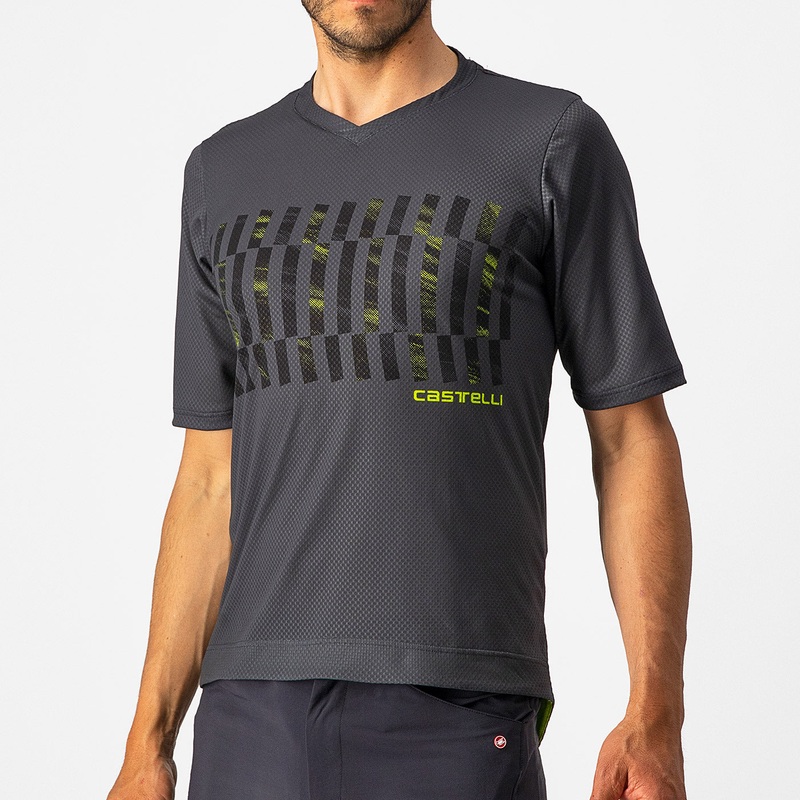 Maglia Castelli Trail Tech Tee - Grigio
