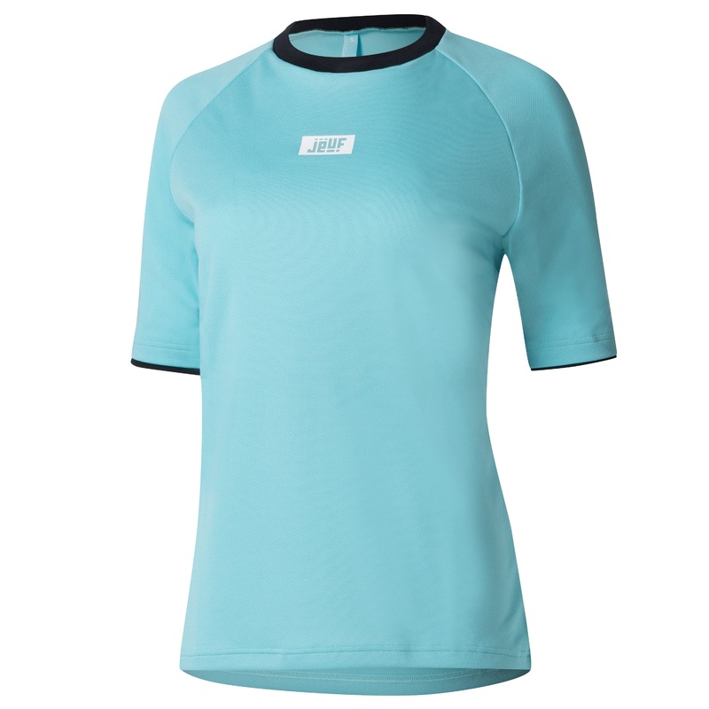 Maglia Juf Essential MTB Solid donna manica corta - Acqua