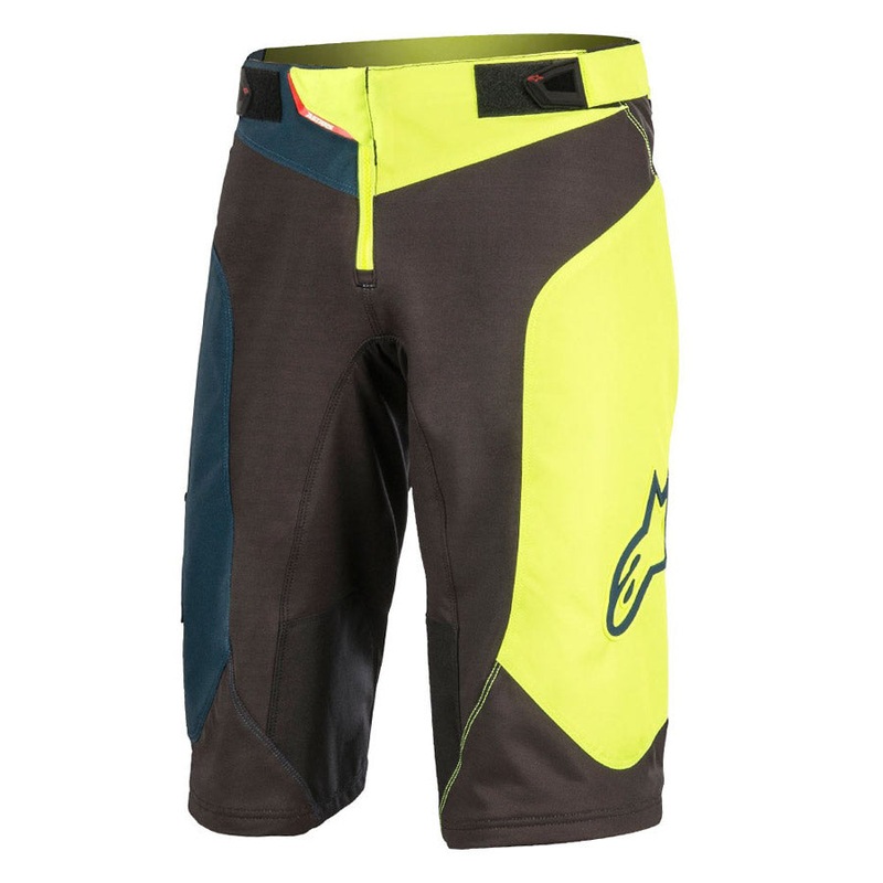 Pantaloncino Alpinestar Vector - Nero Giallo Blu