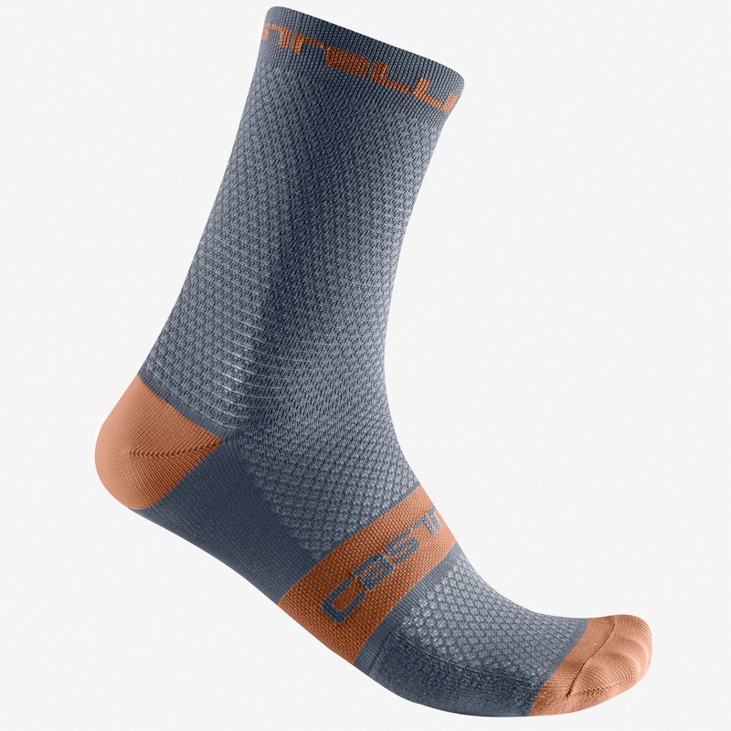 Calze Castelli Superleggera T 12 - Blu arancio