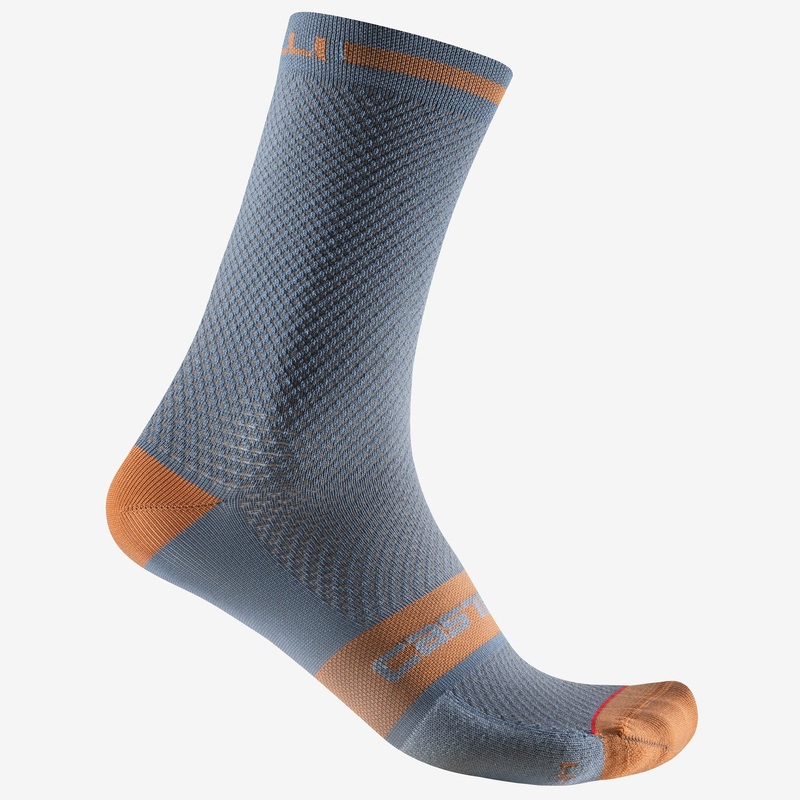 Calze Castelli Superleggera T 18 - Blu arancio