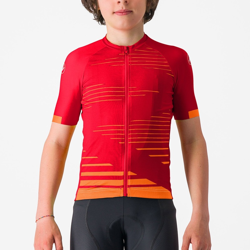 Maglia bambino Castelli Aero - Rosso