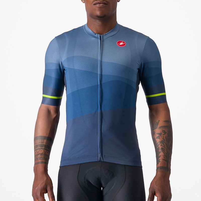 Maglia Castelli Orizzonte - Blu