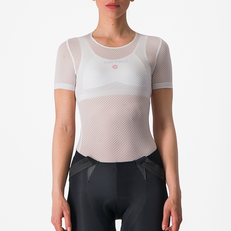 Maglia intima donna Castelli Pro Mesh 4 - Bianco