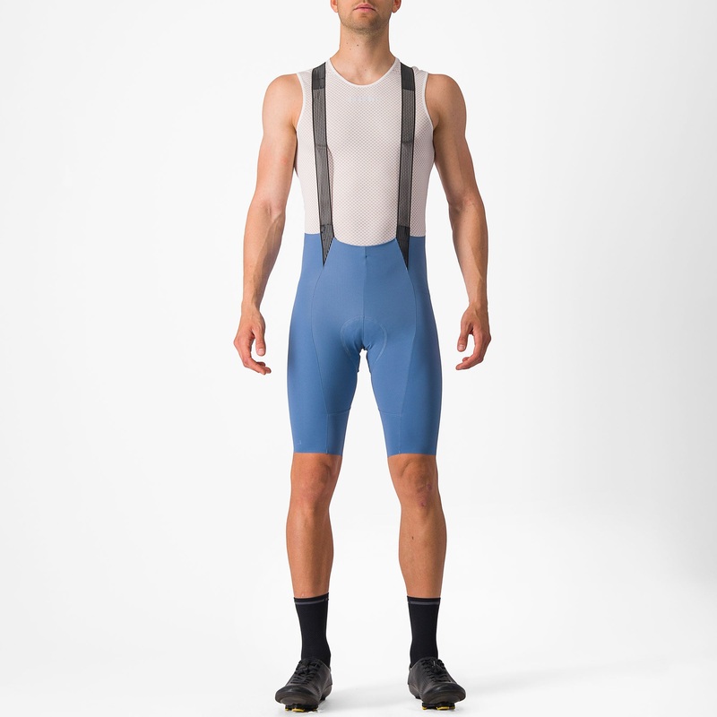 Salopette Castelli Free Aero RC - Azzurro