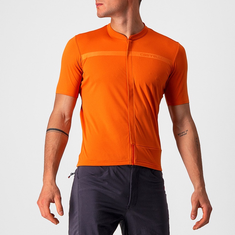 Maglia Castelli Unlimited Allroad - Arancio