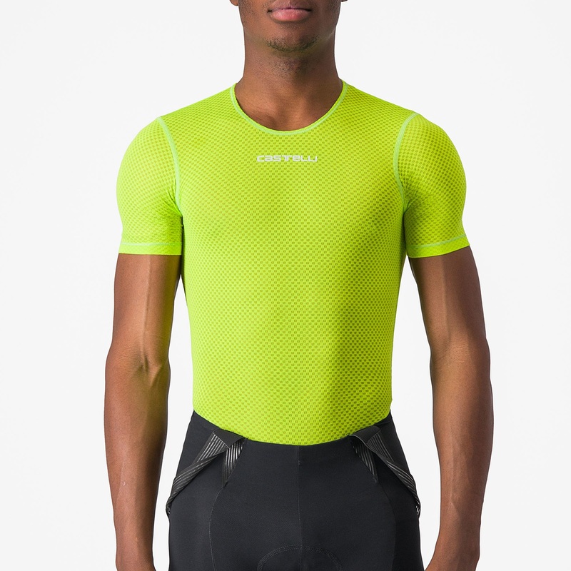 Maglia intima Castelli Pro Mesh 2.0 - Giallo