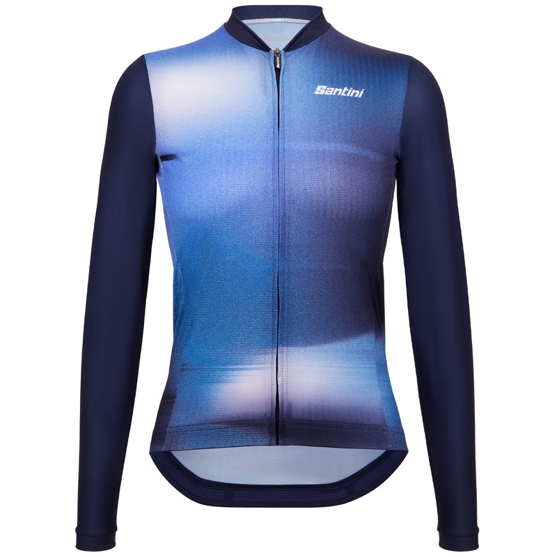 Maglia maniche lunghe Santini Ombra - Blu