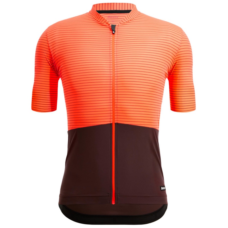 Maglia Santini Color Riga - Arancio