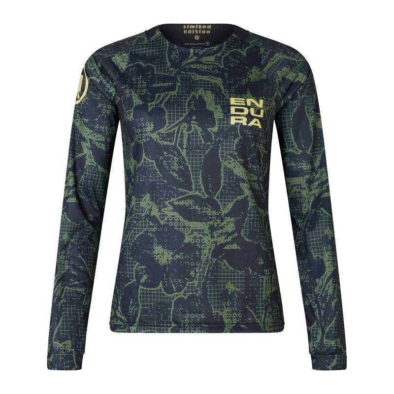Maglia maniche lunghe donna Endura LTD PRINTED - Verde