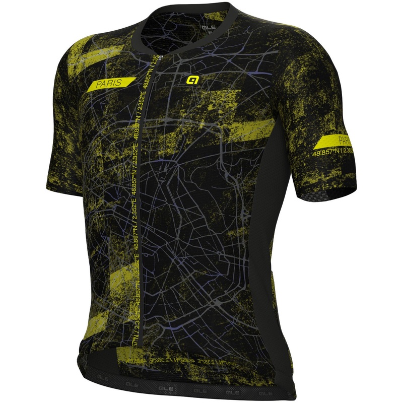 Maglia Ale PR-E Town - Nero giallo