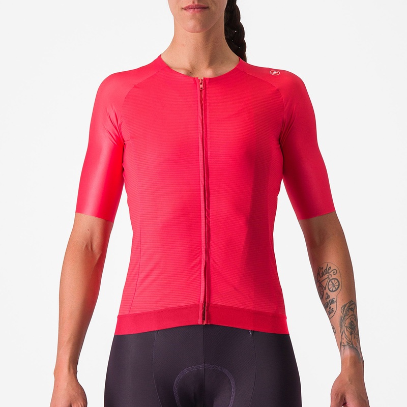 Maglia donna Castelli Aero Pro 7.0 - Rosso