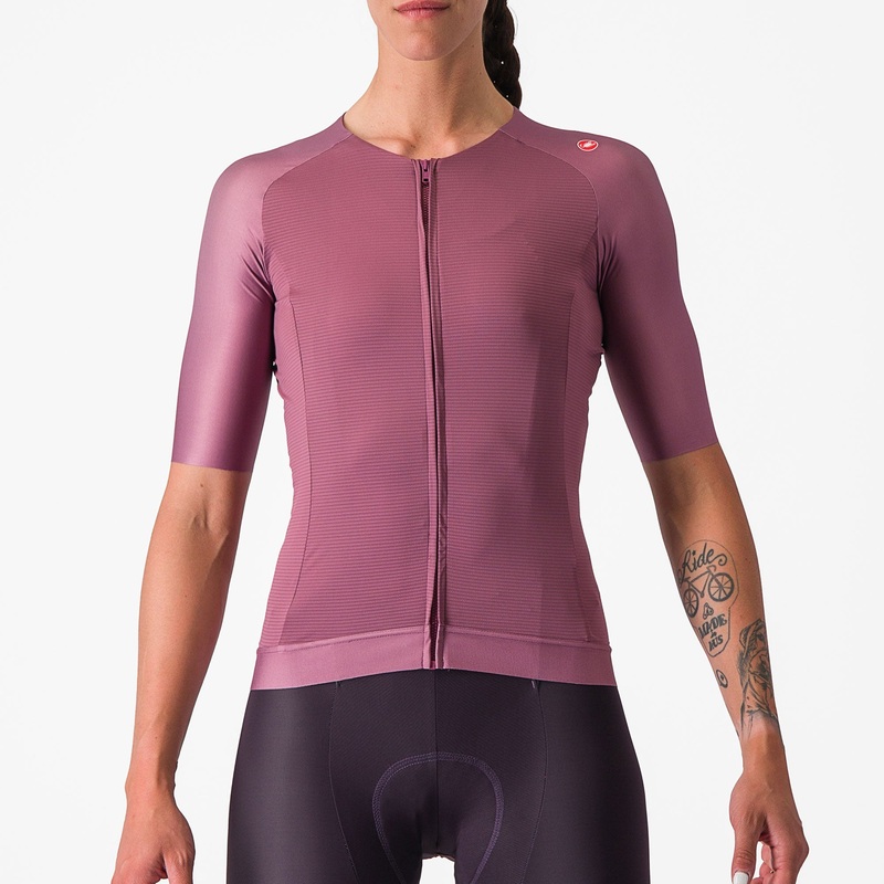 Maglia donna Castelli Aero Pro 7.0 - Viola