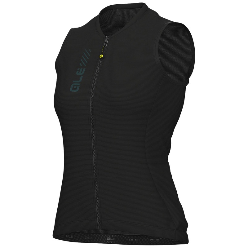 Maglia donna senza maniche Ale Pragma Color Block 2.0 - Nero