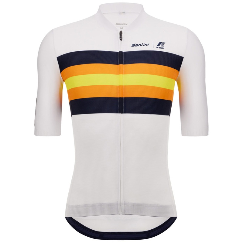 Maglia Le Vrai Santini x K-WAY - Bianco