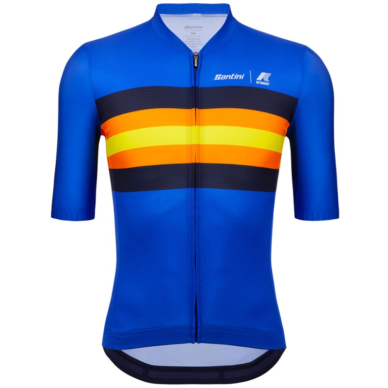 Maglia Le Vrai Santini x K-WAY - Blu