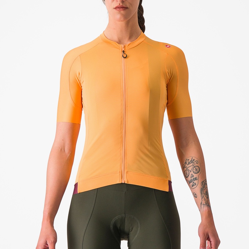 Maglia donna Castelli Espresso - Arancio