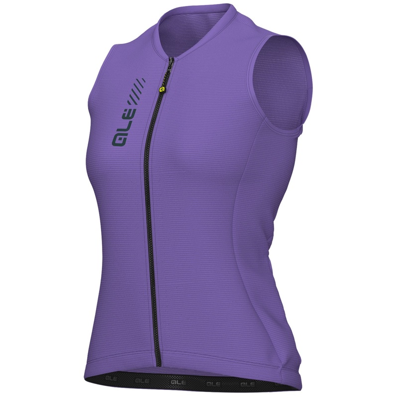 Maglia donna senza maniche Ale Pragma Color Block 2.0 - Lilla