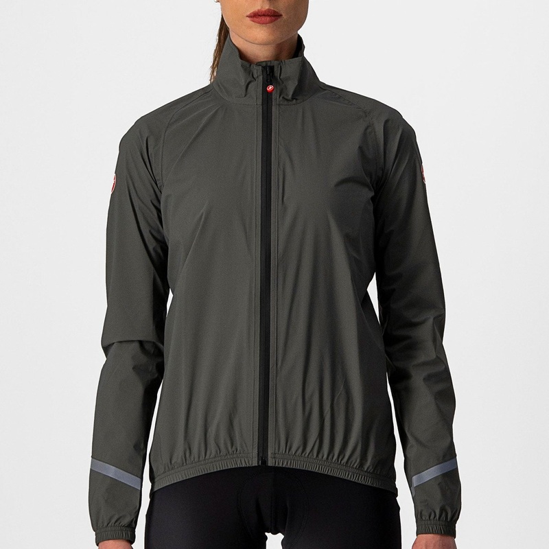 Mantellina donna Castelli Emergency 2 Rain - Verde