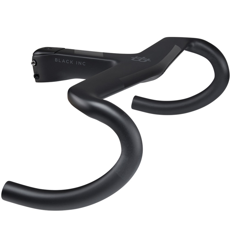 Manubrio Black Inc Carbon 400mm Piega Aero - Nero