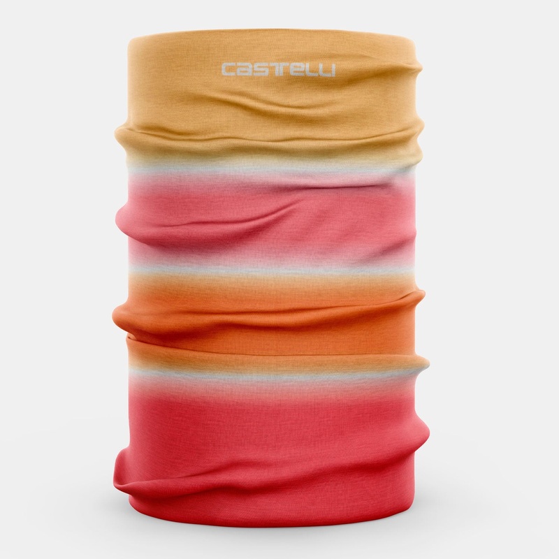 Scaldacollo donna Castelli Light - Arancio rosa