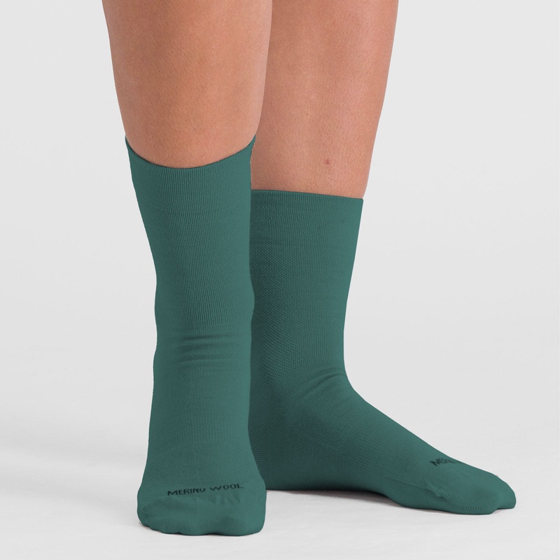 Calze donna Sportful Matchy Wool - Verde