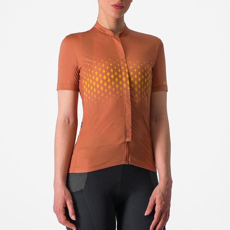 Maglia donna Castelli Unlimited Sentiero 3 - Arancio