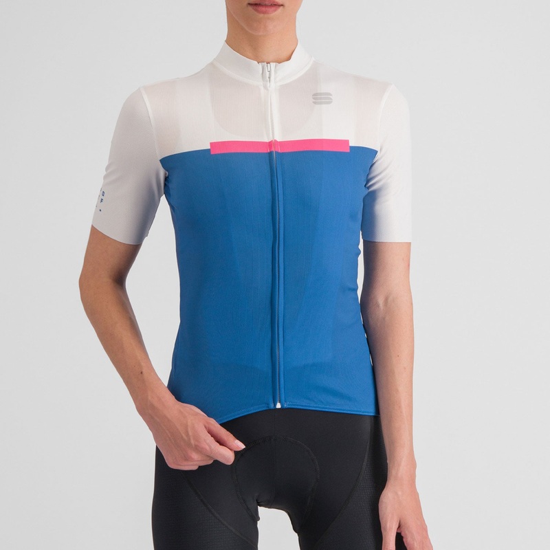 Maglia donna Sportful Pista - Azzurro