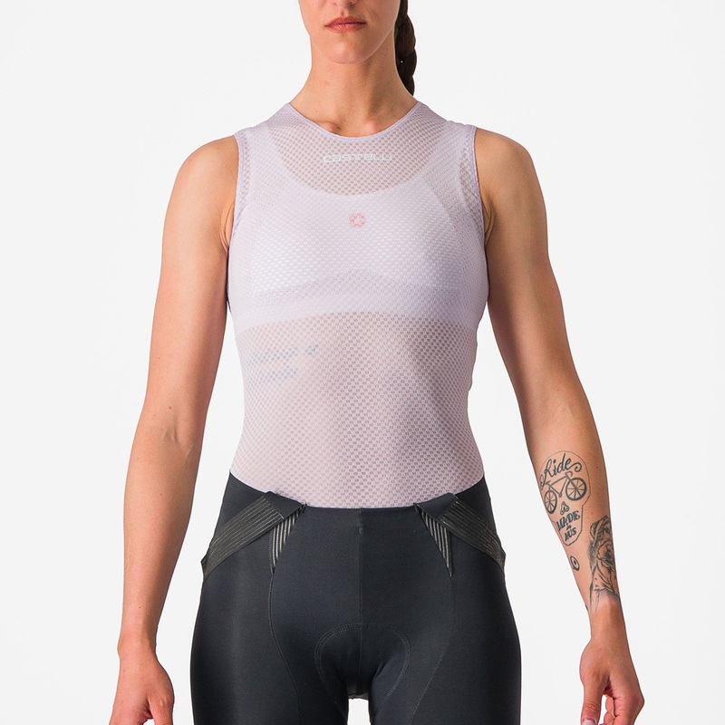 Maglia intima senza maniche donna Castelli Pro Mesh 4 - Viola
