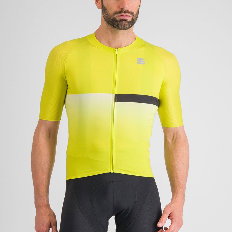 Maglia Sportful Bomber - Giallo nero