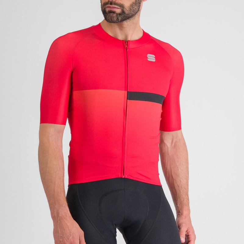 Maglia Sportful Bomber - Rosso nero