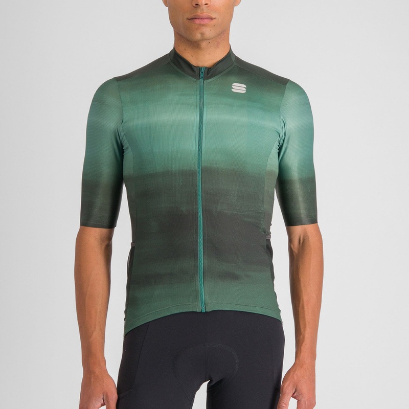 Maglia Sportful Flow Supergiara - Verde scuro