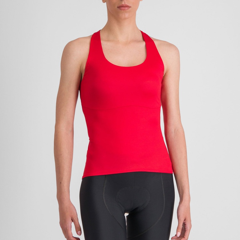Top donna Sportful Matchy - Rosso