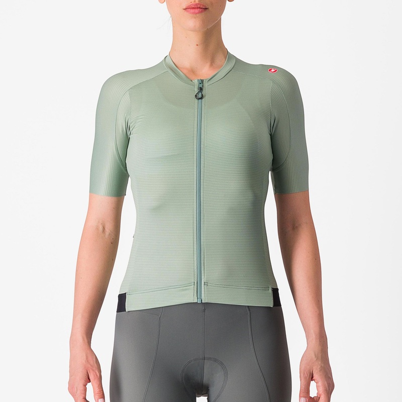 Maglia donna Castelli Espresso - Verde scuro