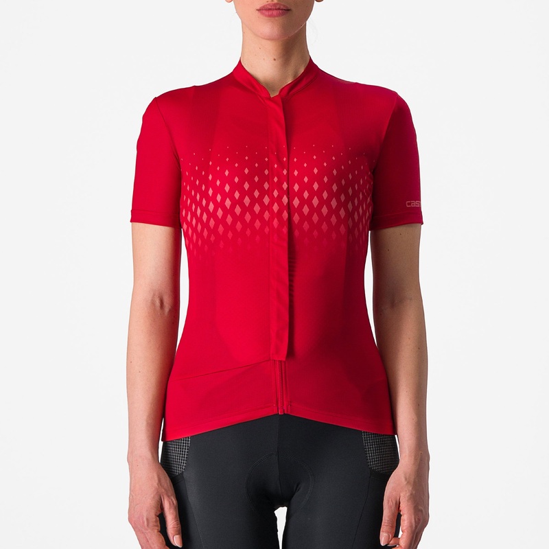Maglia donna Castelli Unlimited Sentiero 3 - Rosso