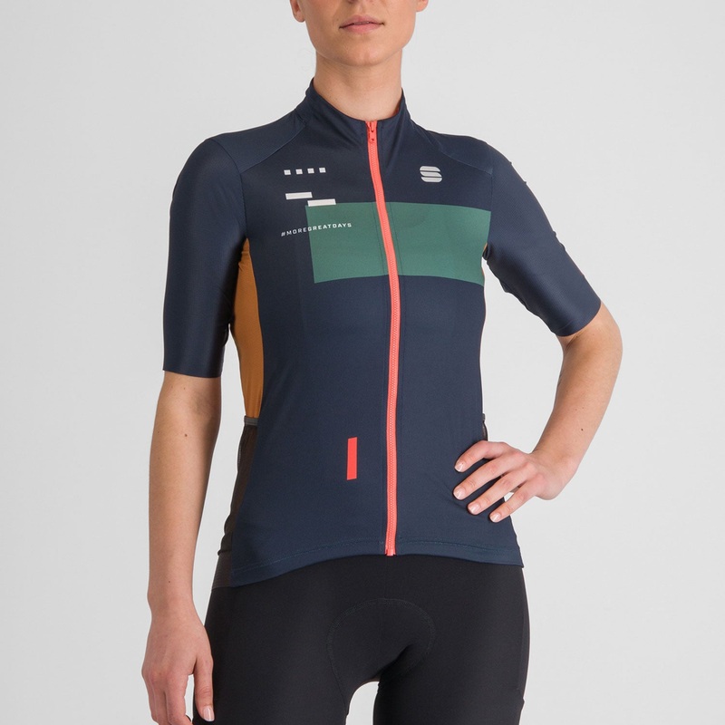 Maglia donna Sportful Breakout Supergiara - Blu