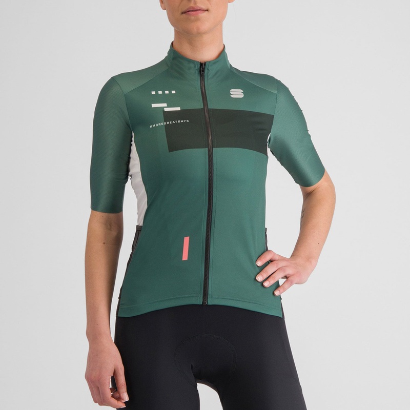 Maglia donna Sportful Breakout Supergiara - Verde