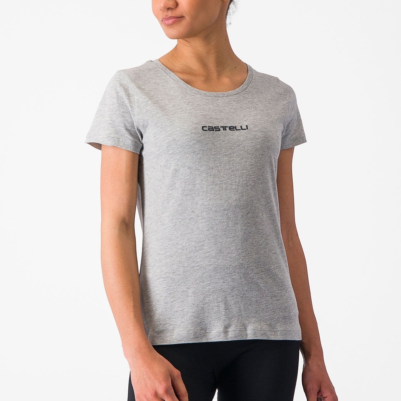T-Shirt donna Castelli Classico - Grigio