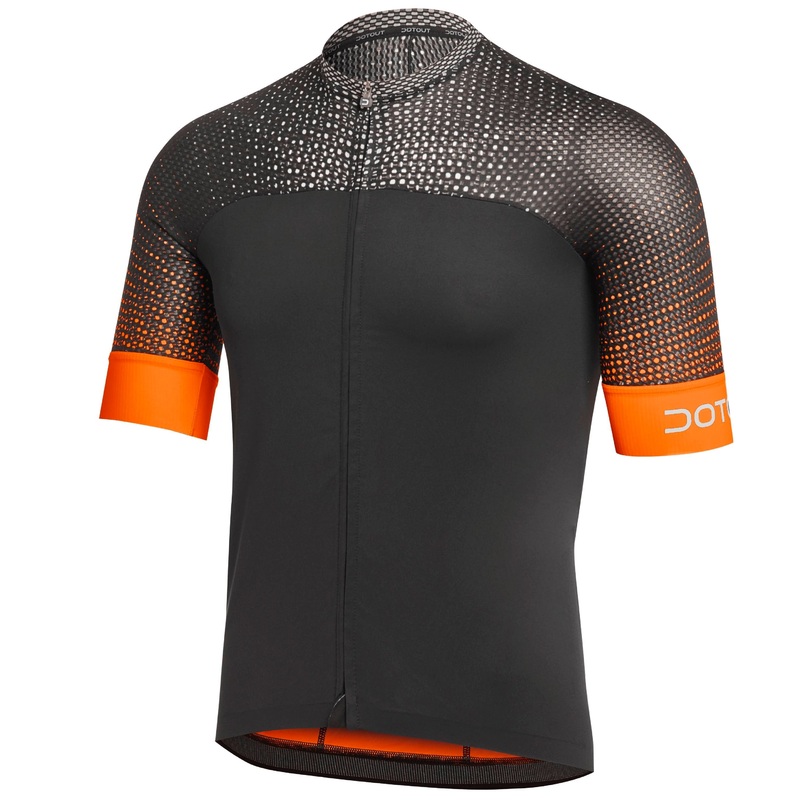 Maglia Dotout Hybrid - Nero arancio