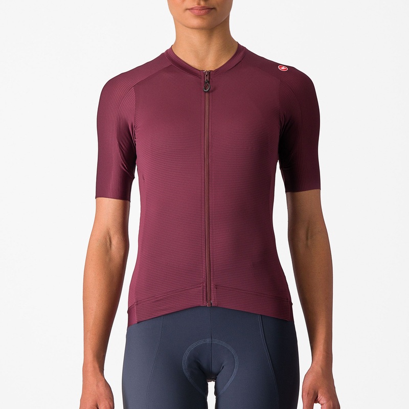 Maglia donna Castelli Espresso - Bordeaux