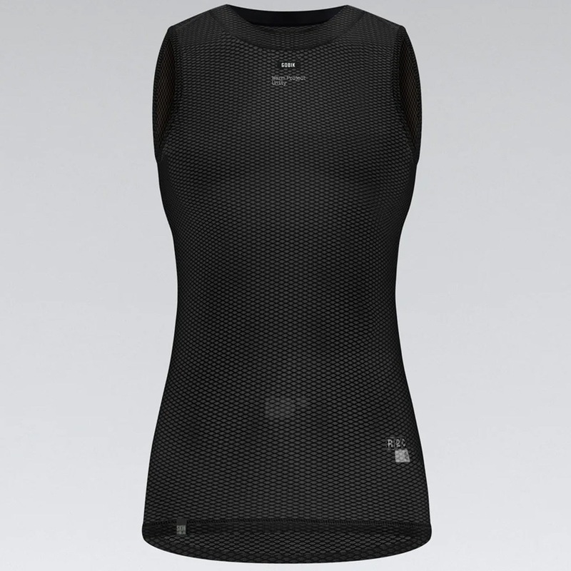 Maglia intima senza maniche donna Gobik Second Skin Moonless - Nero