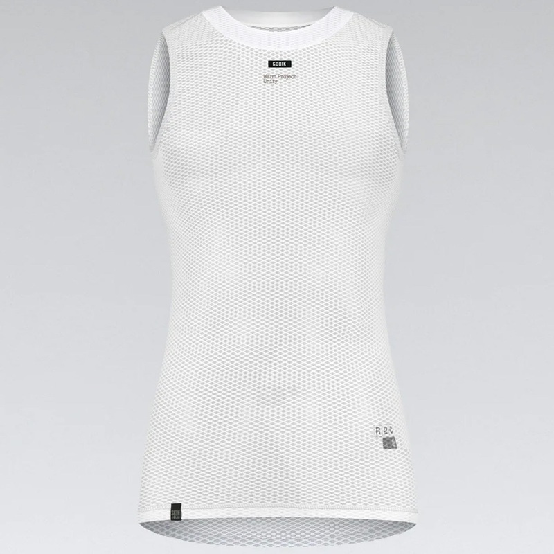 Maglia intima senza maniche donna Gobik Second Skin Salt - Bianco