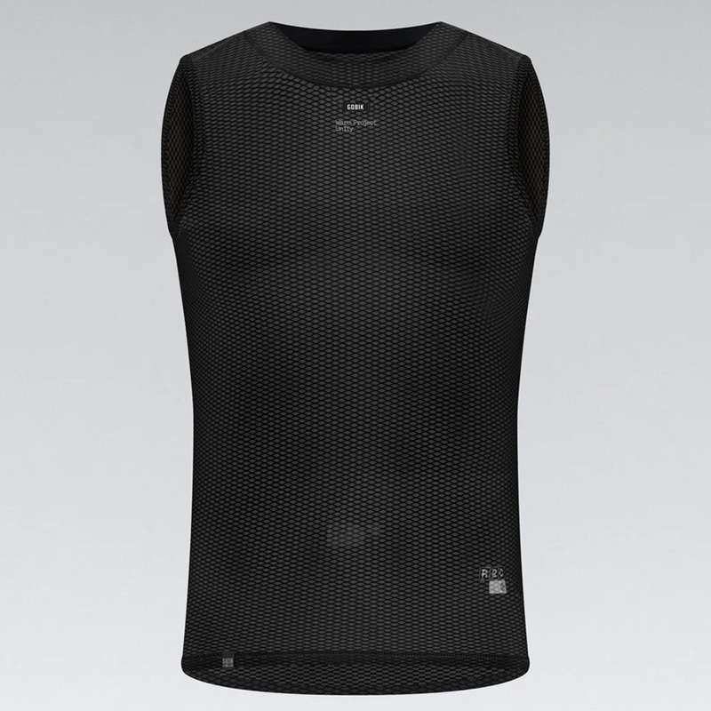 Maglia intima senza maniche Gobik Second Skin Moonless - Nero